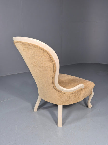 Antique Balloon Back Saloon Chair Victorian Nursing Chair  EB11221 VCLO9