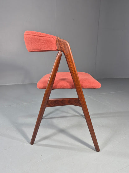 Vintage Thomas Harlev Chair New Upholstery 1960s Danish Teak EB11260 MDIN6