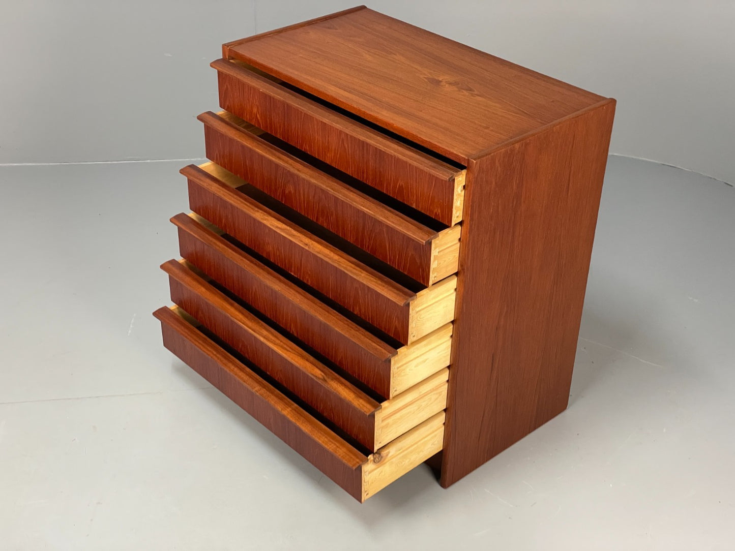 Vintage Chest Of Drawers Teak 1960s Danish Retro Storage MCM EB10868 MWOO3
