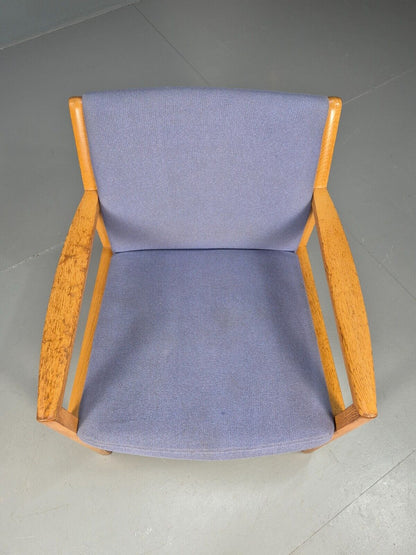 Vinrtage Danish Oak Framed Lounge Chair by Soro Stolefabrik 1990s EB9445 MNOR - UKDK FURNITURE