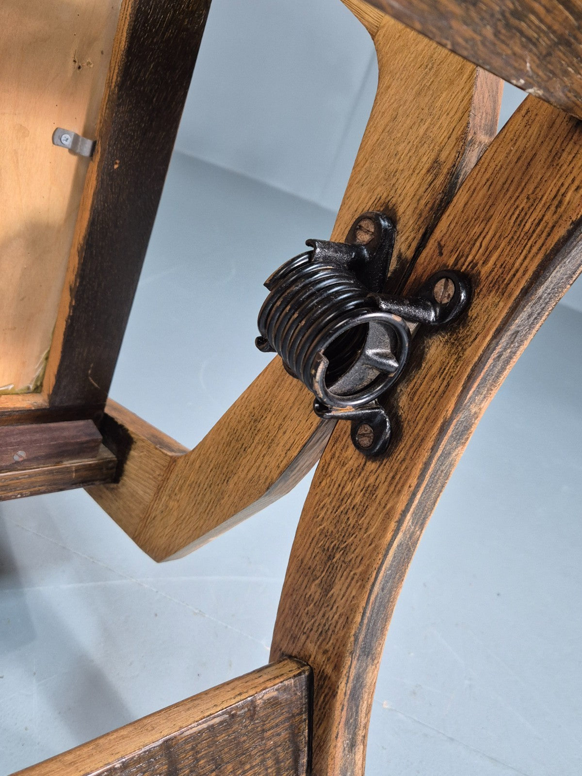 Vintage Scandinavian Rocking Chair Oak Frame 1970s Retro MCM  EB10731 MNOR7