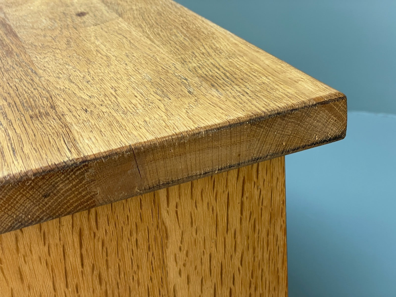 Vintage Solid Oak Sideboard - Henning Kjaernulf Style Danish 1970s EB10826 MWOO22