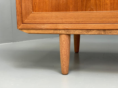 Vintage Danish Teak Sideboard By Omann Jun Drawers Shelving Retro EB9815 MWOO - UKDK FURNITURE