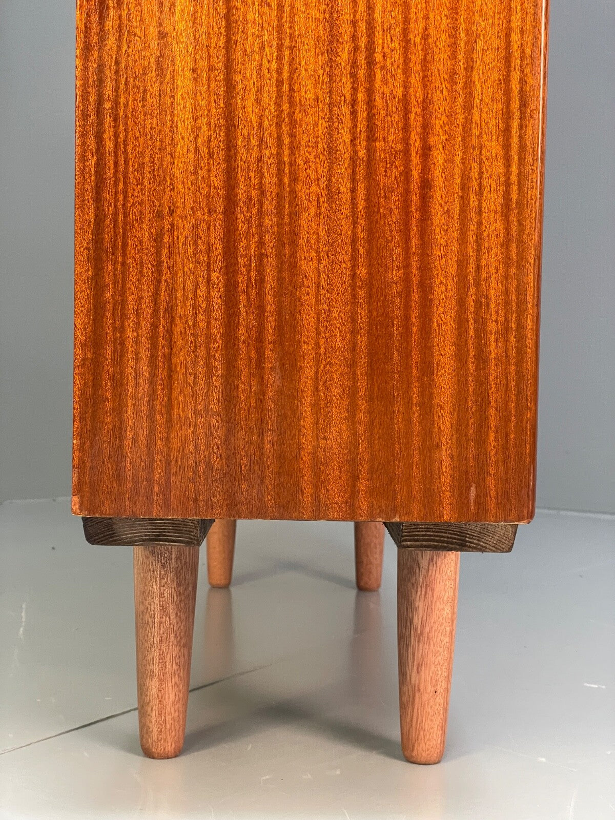 Vintage Danish Walnut Bookcase 1950s Retro Adjustable Shelving EB8812 MWOO - UKDK FURNITURE