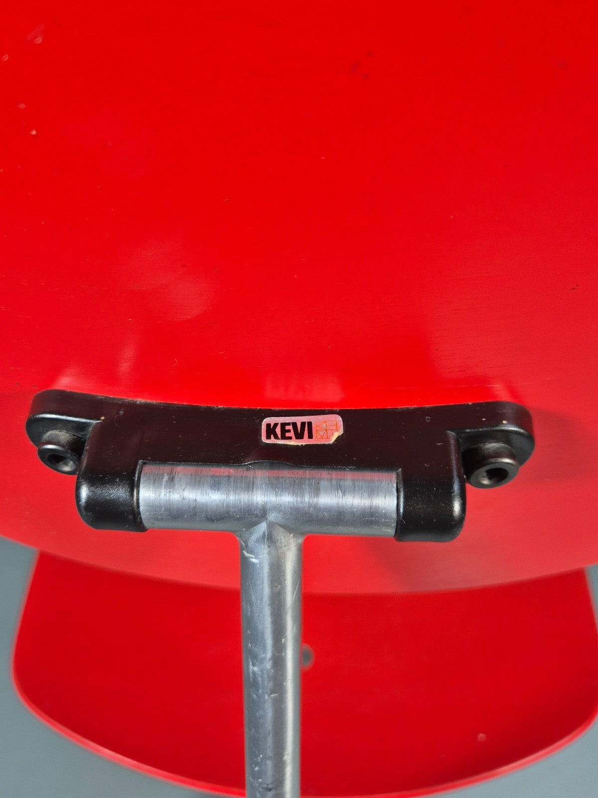 1960s Kevi Task Desk Chair Jorgen Rasmussen MCM Danish Retro Red EB10808 MSWI5