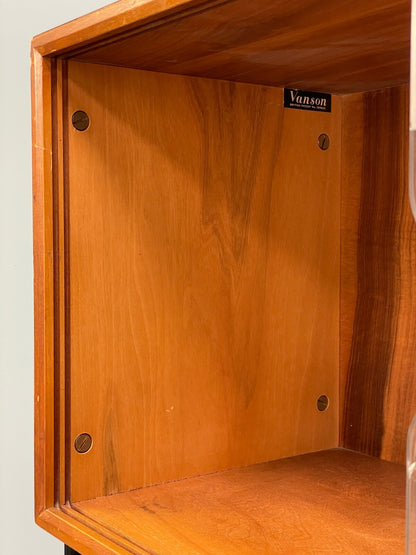 Mid Century Modular Wall Unit By Vanson Walnut 1950s Vintage EB9734 MWOO - UKDK FURNITURE