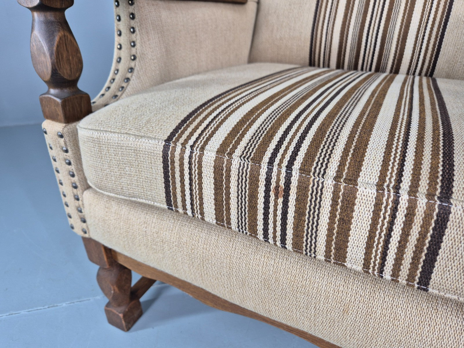 2 Retro Lounge Chairs Danish 1970s Design Kjaernulf Stylings  EB10781 VCLO3