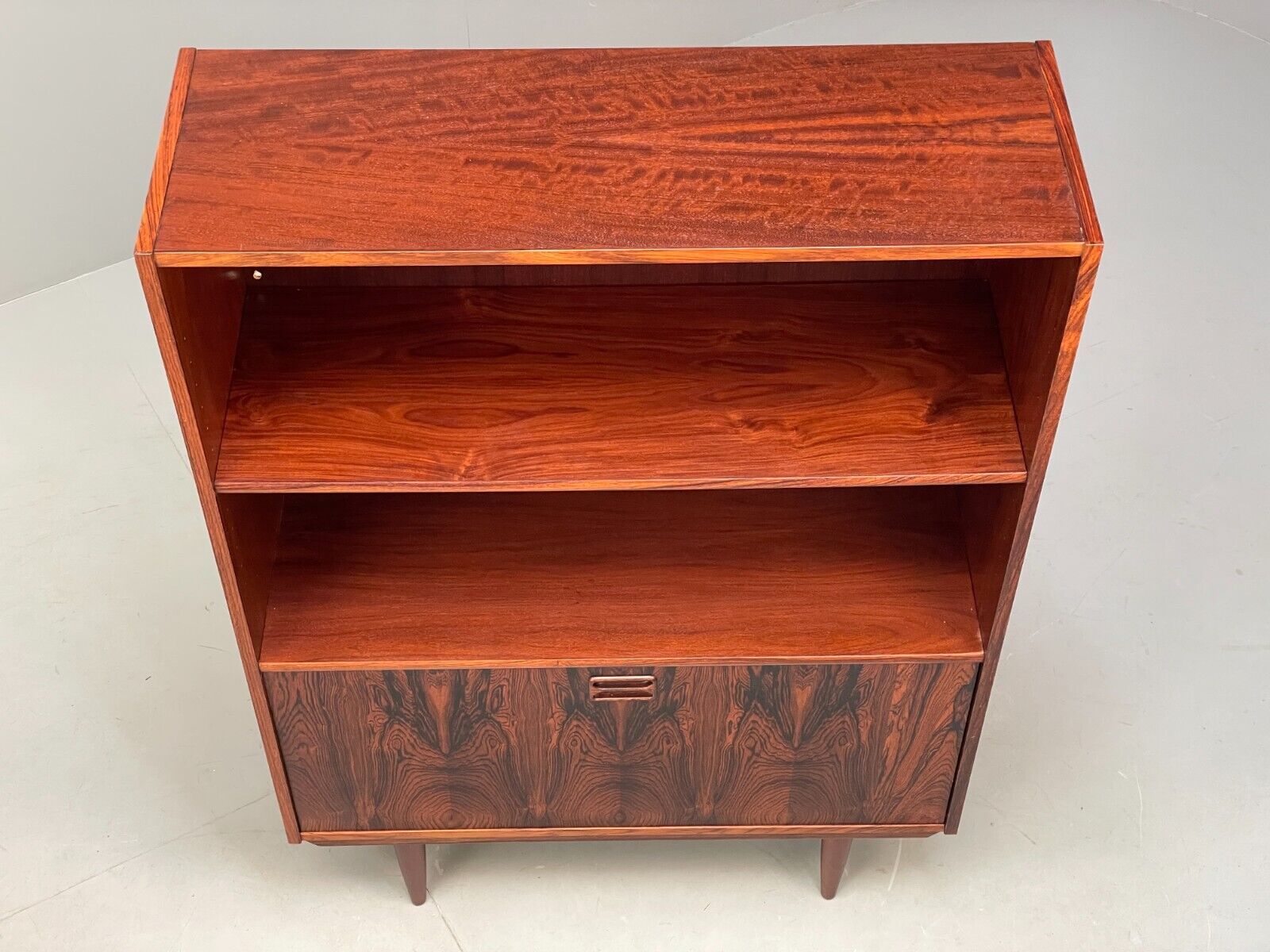 Vintage Danish Bookcase Drinks Cabinet Drop Door Torben B Nielsen EB8727 MWOO - UKDK FURNITURE