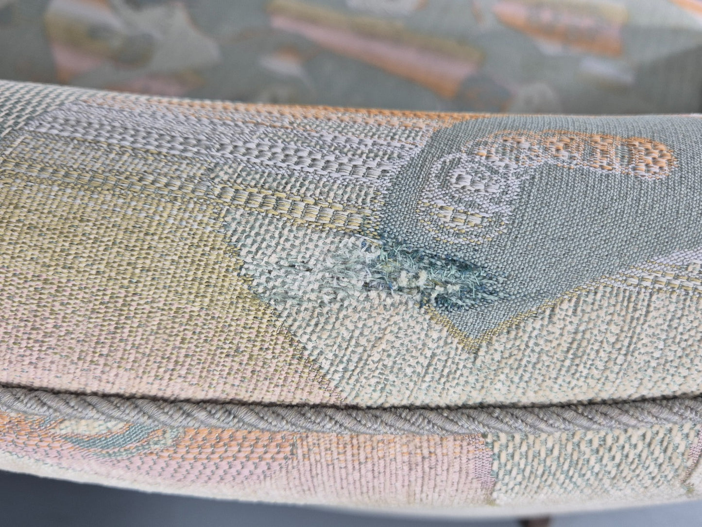 Vintage Two Seater Danish Curved Banana Sofa 1930s Art Deco Retro EB10792 M2SS13