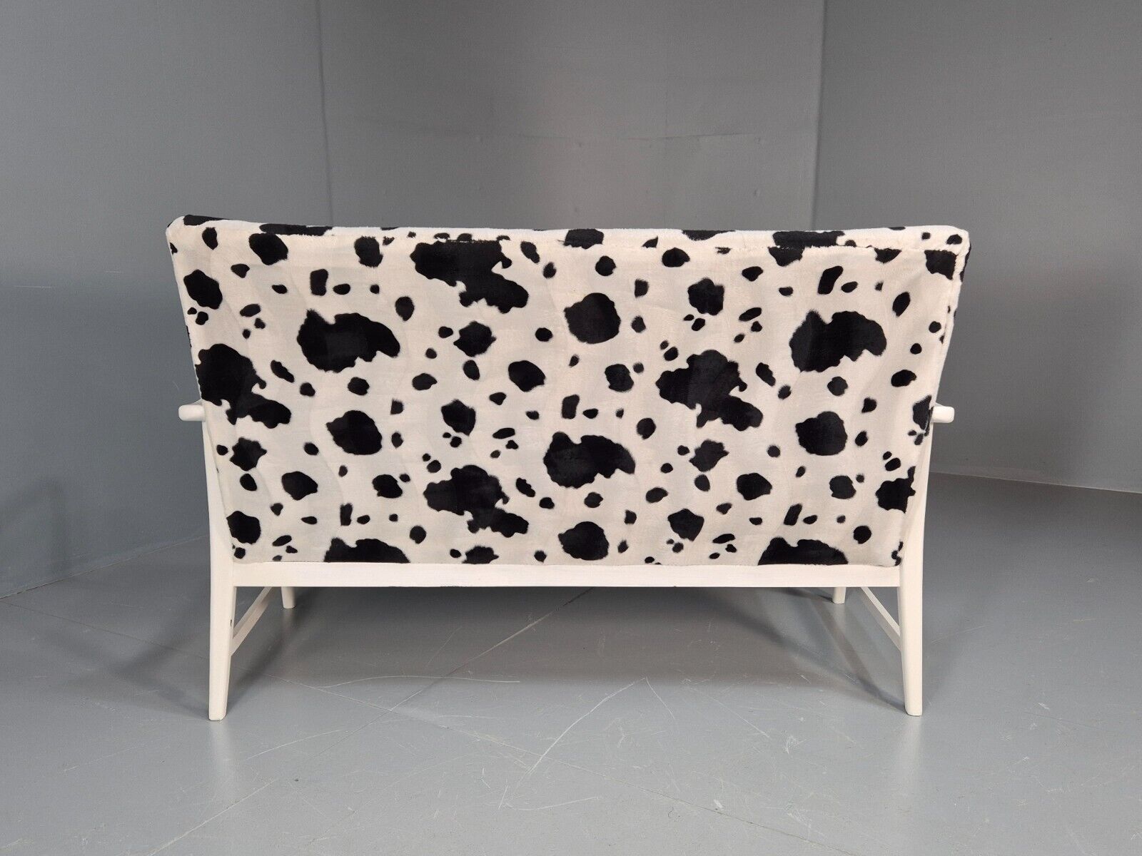 Vintage Danish Mid Century Sofa Cow Print Retro 1950s MCM EB9393 M2SS - UKDK FURNITURE