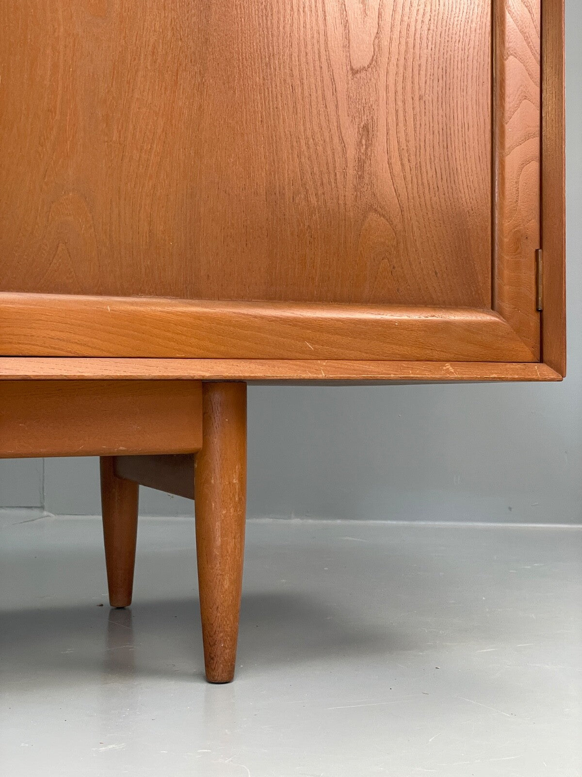 Vintage Scandart Elm Sideboard 1960s Mid Century Drawers Shelving EB9812 MWOO - UKDK FURNITURE