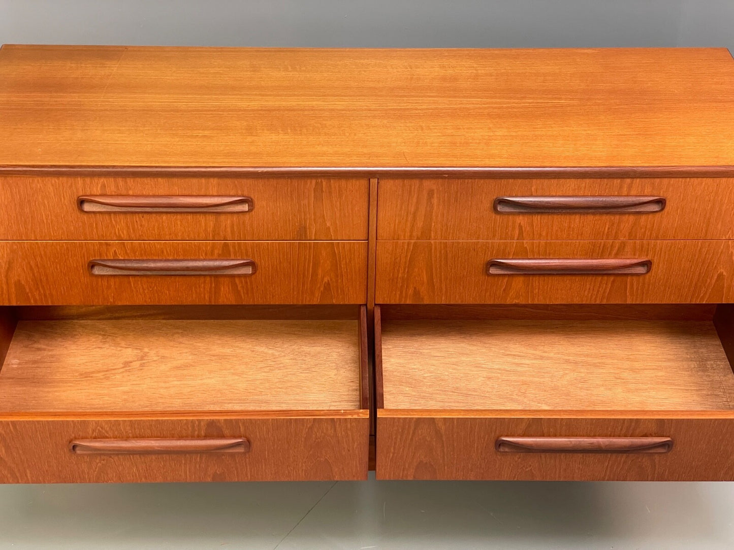 G Plan Fresco Teak Chest Of Drawers Vintage Retro Design 1960s EB9720 MWOO - UKDK FURNITURE
