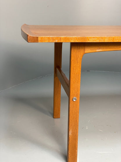 Vintage 1960s Coffee Table Teak & Oak Swedish Mid Century EB11193 MWOO4