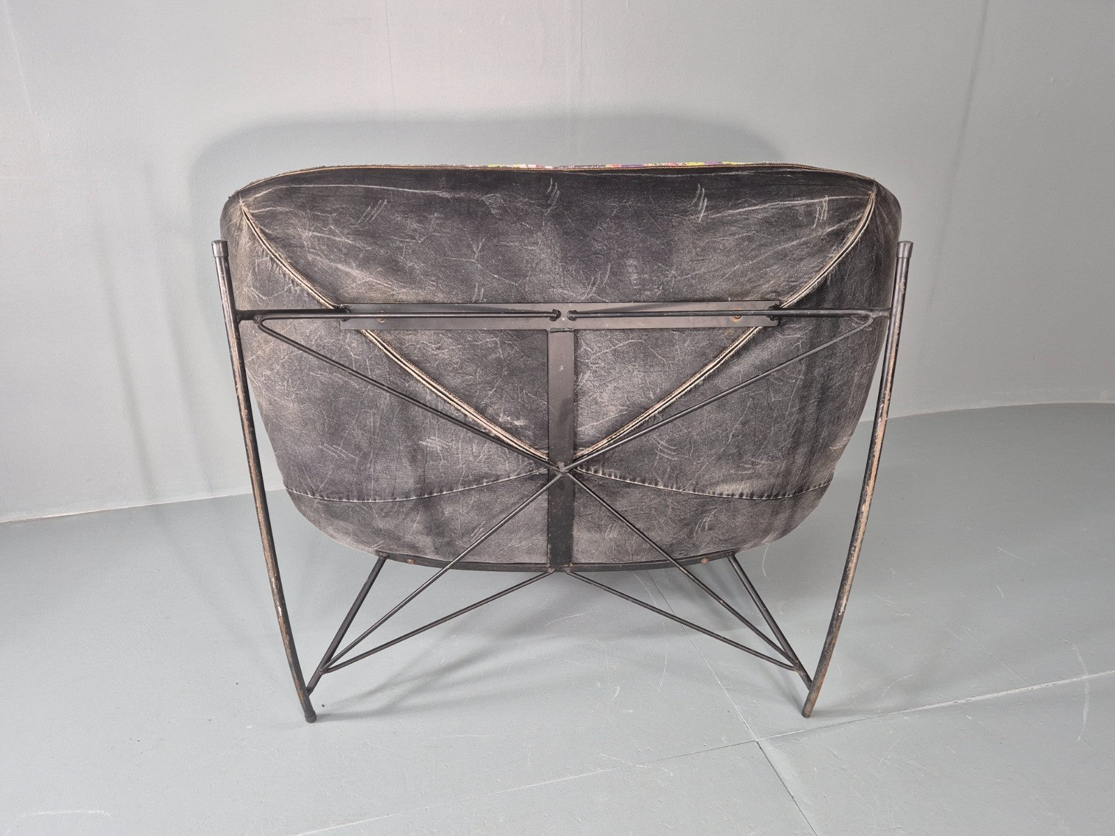 2 Seater Rocking Sofa by Sinnerup Denmark Abstract Colourful Cover EB11369 M2SS6