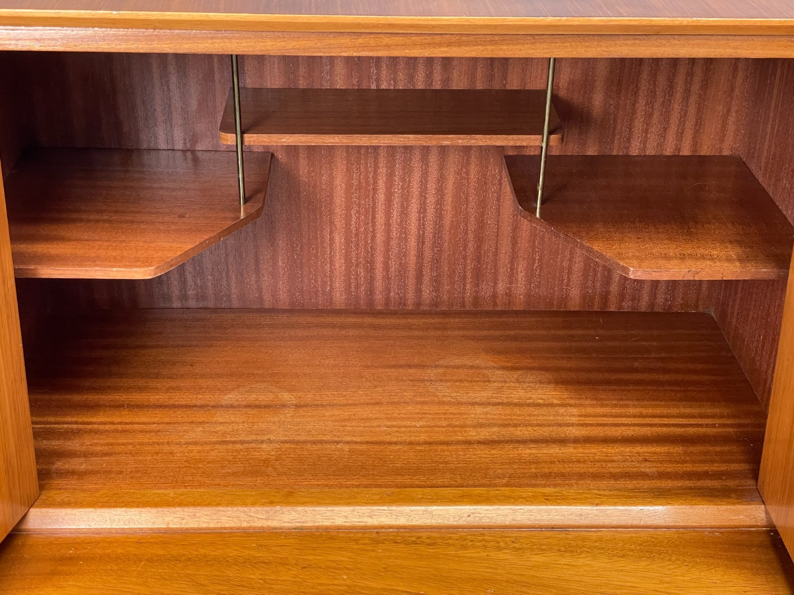 Vintage Walnut Sideboard Highboard 1960s Drawers By Wrighton EB10679 MWOO4