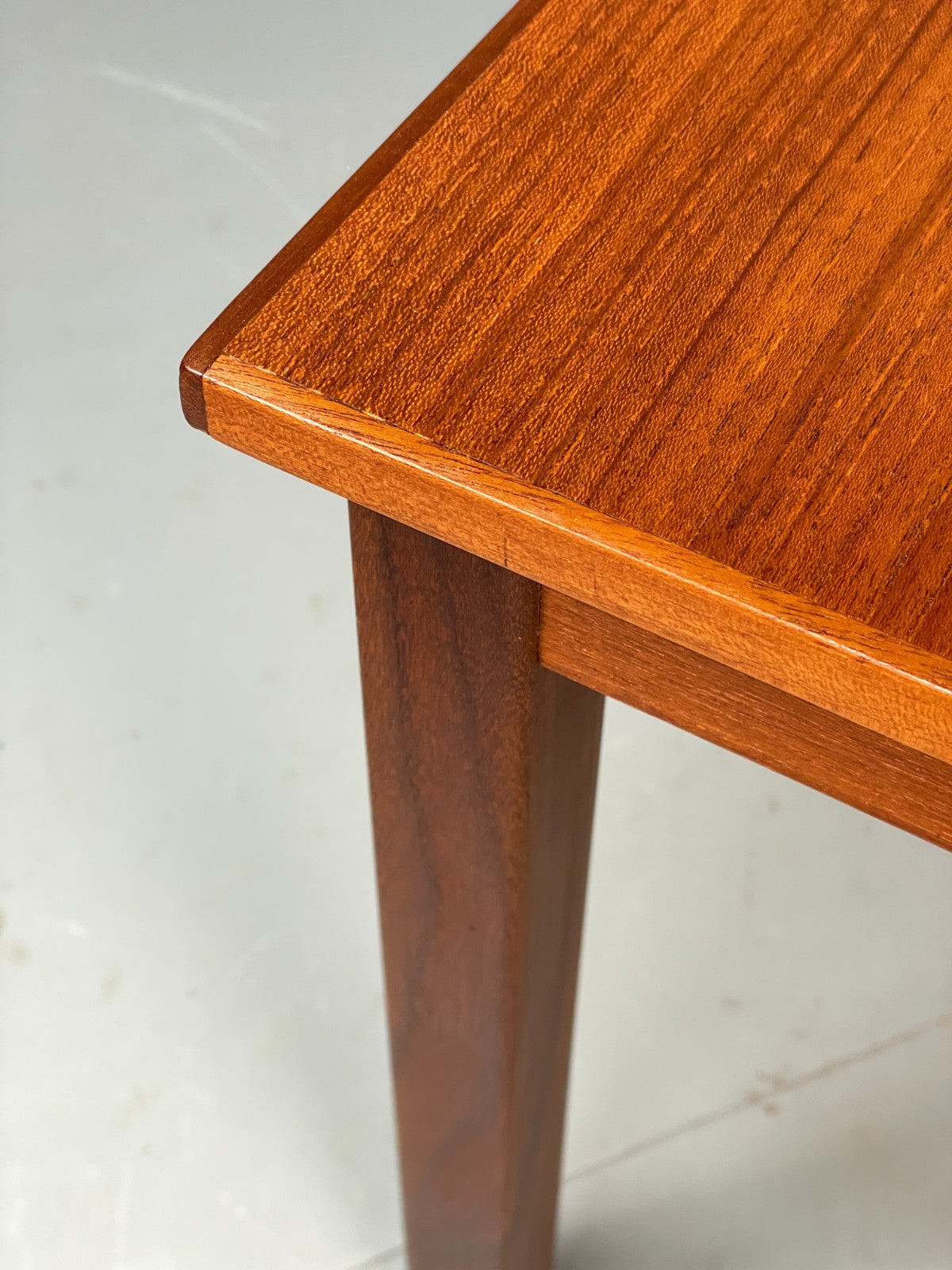 Vintage Teak Side Table 1960s Danish Square Removable Legs Retro EB11518 MWOO3