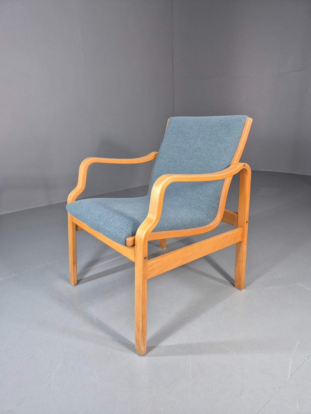 Vintage Bentwood Armchair Danish 1970 Retro Farstrup New Upholstery EB11212 MBEN0