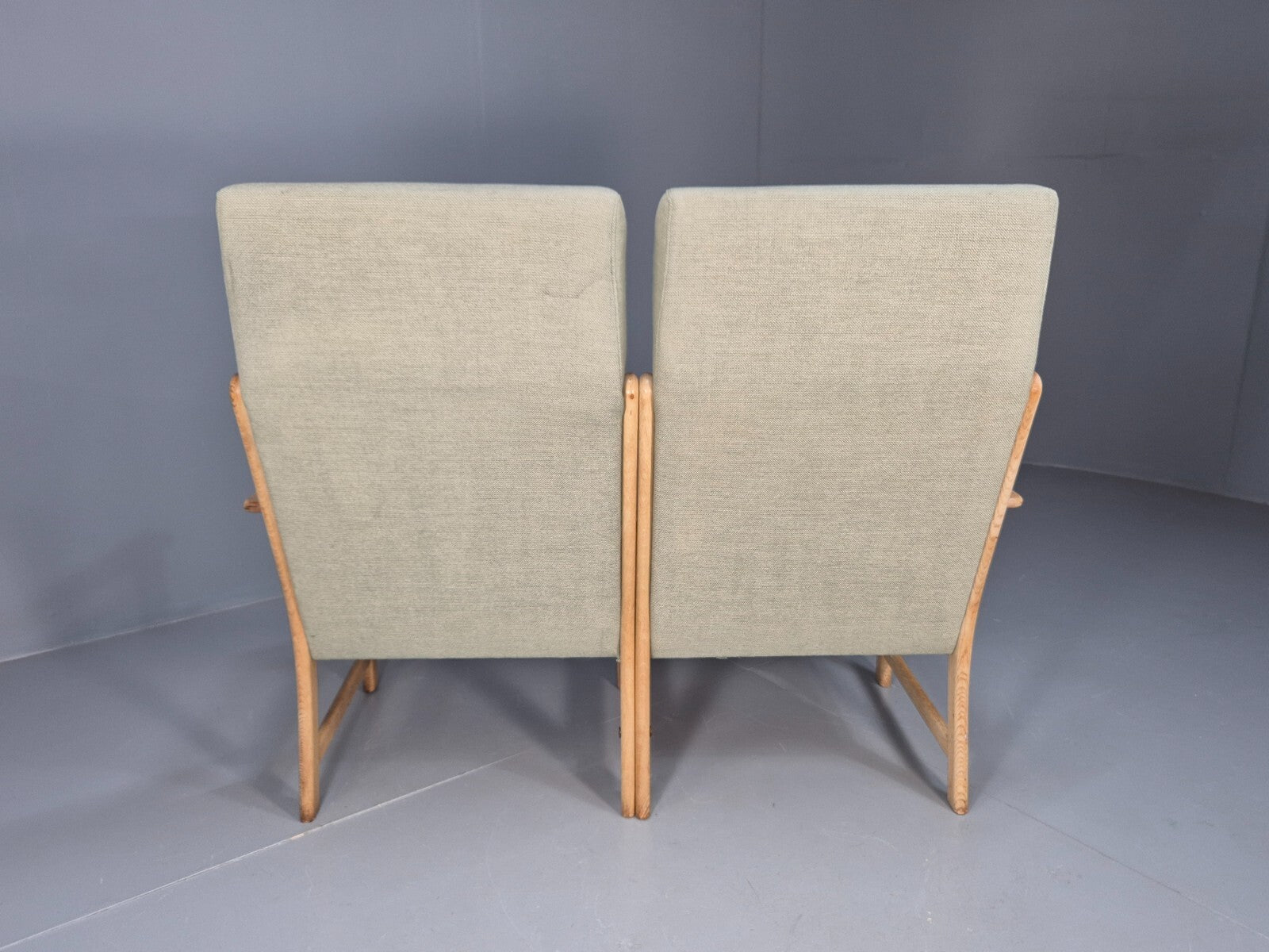 Modular 2 Seater Sofa Light Green Hans Wegner Style Vintage Danish EB9262 M2SS - UKDK FURNITURE