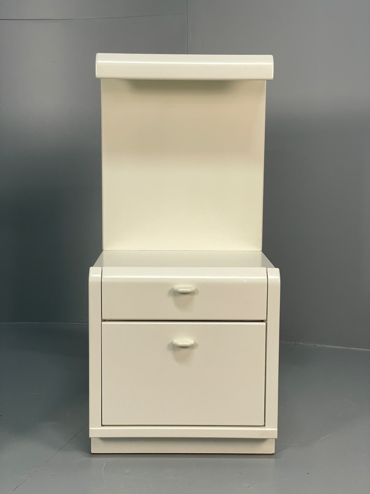 Vintage White Bedside Cabinets Pair By Hulsta Germany Retro 1980s EB11045 MWOO4