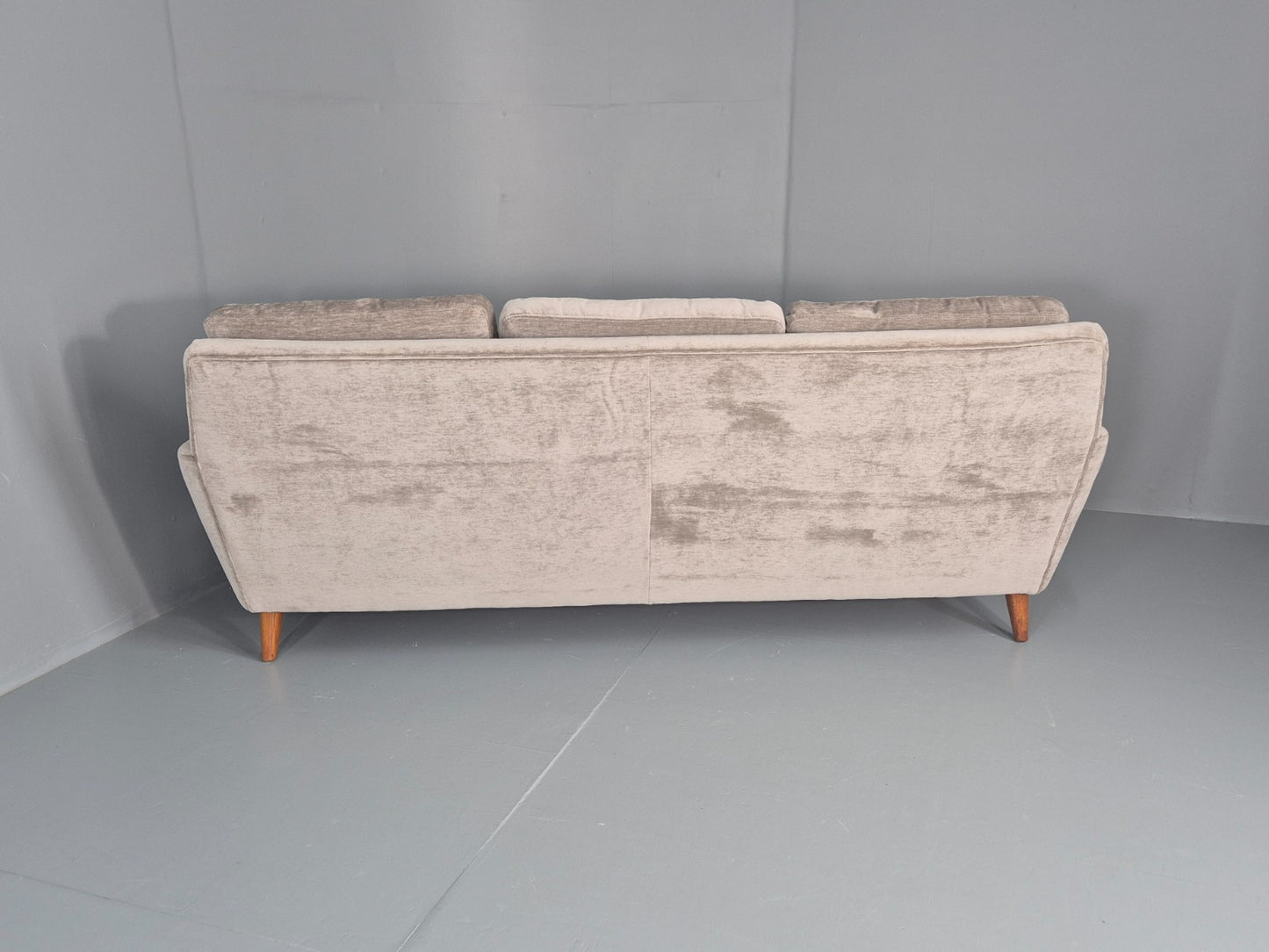 Vintage Danish 3 Seat Settee Mid Century 1960s New Upholstery EB11820 M3SS17