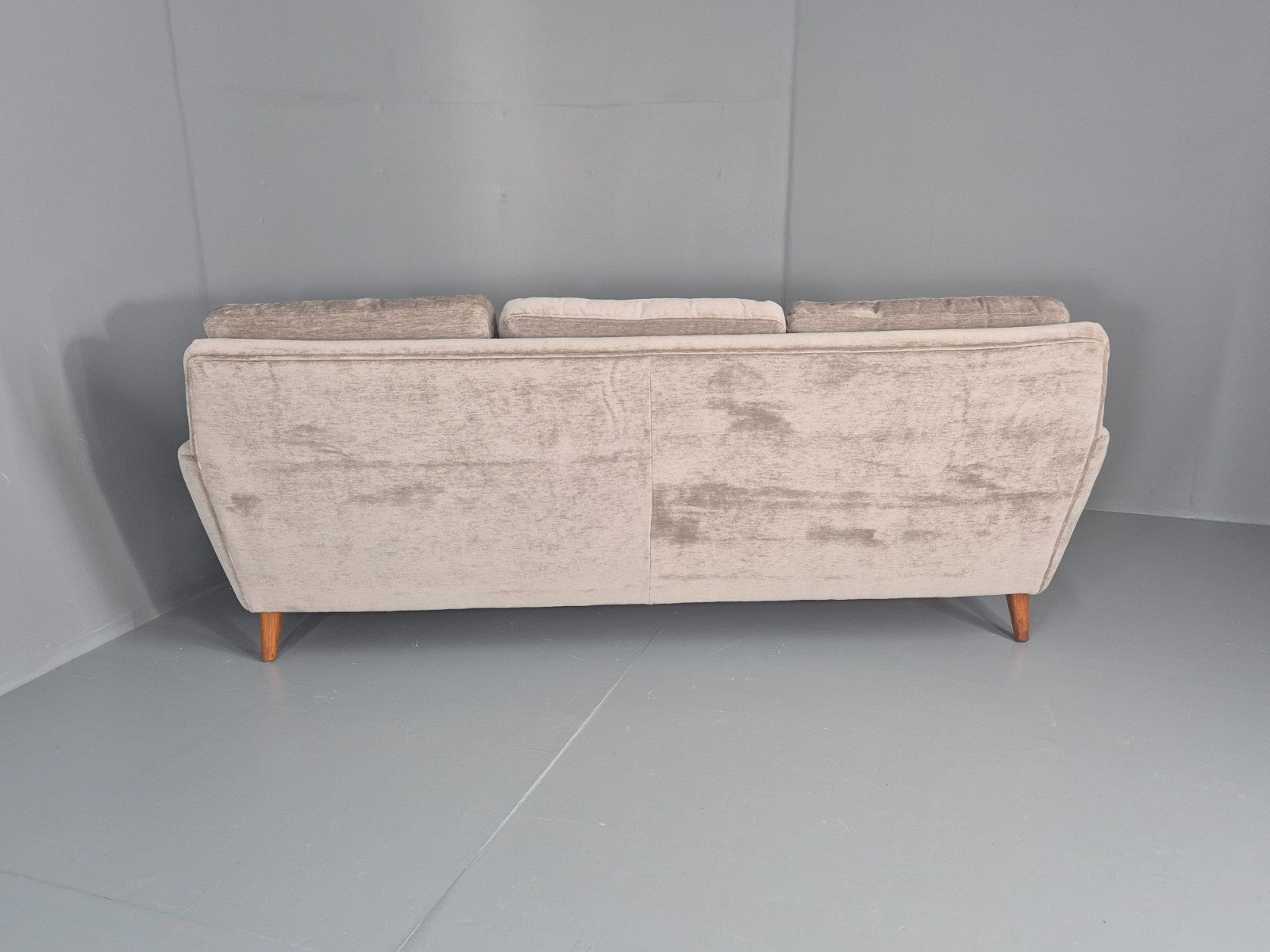 Vintage Danish 3 Seat Settee Mid Century 1960s New Upholstery EB11820 M3SS17