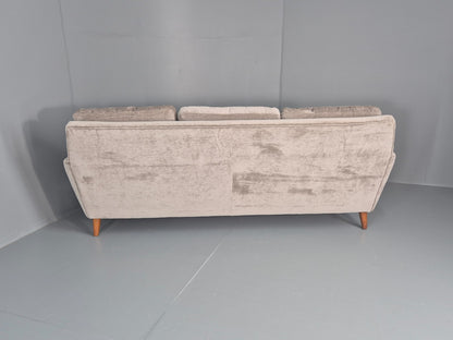 Vintage Danish 3 Seat Settee Mid Century 1960s New Upholstery EB11820 M3SS17