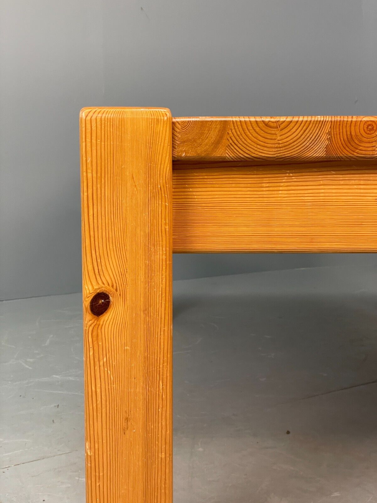 Large Vintage Scandinavian Solid Pine Coffee Table 1980s EB7840 MWOO - UKDK FURNITURE