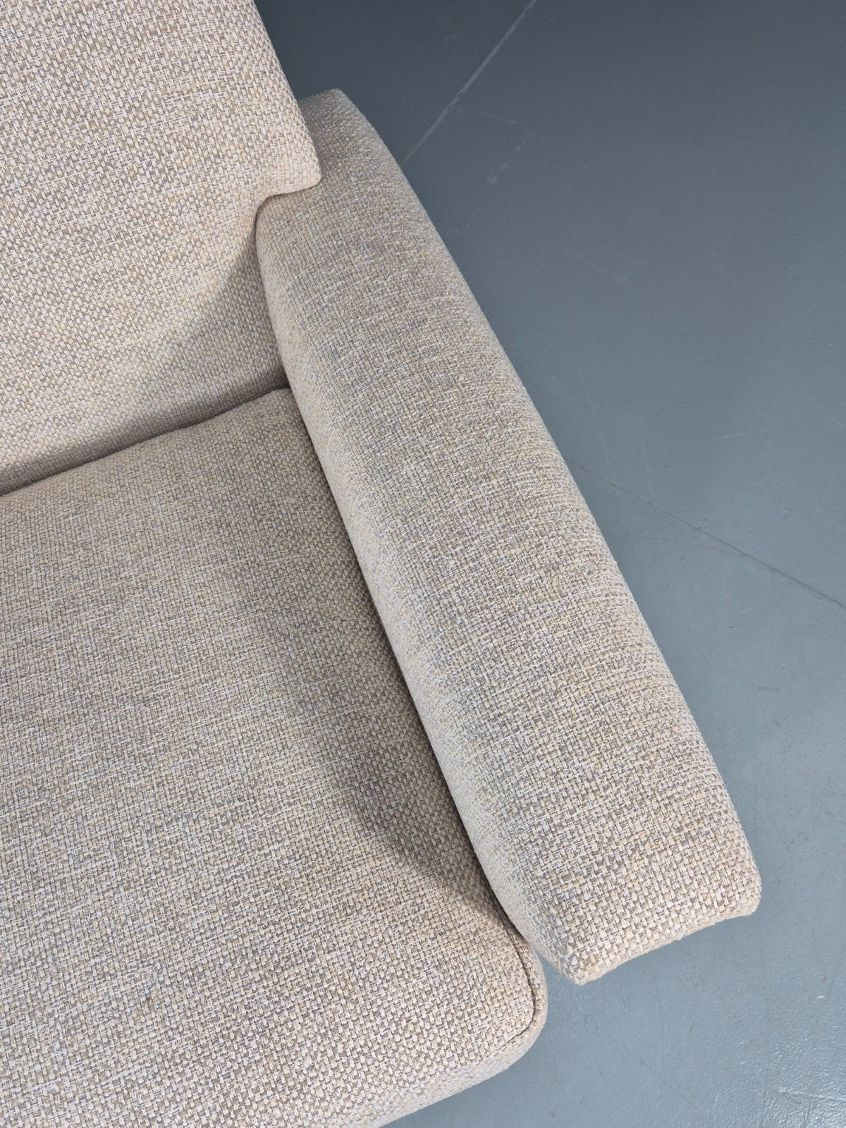 Mid Century Danish Lounge Chair 1960s Vintage Thams Reupholstered   EB11261 MNOR6