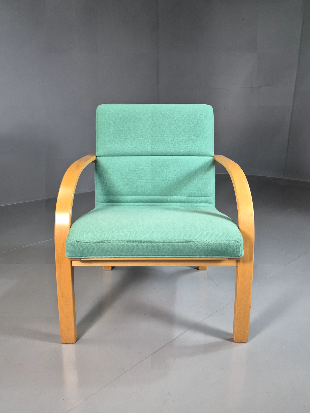Vintage Danish Lounge Chair Mint Bentwood 1980s Retro EB7350 MBEN1