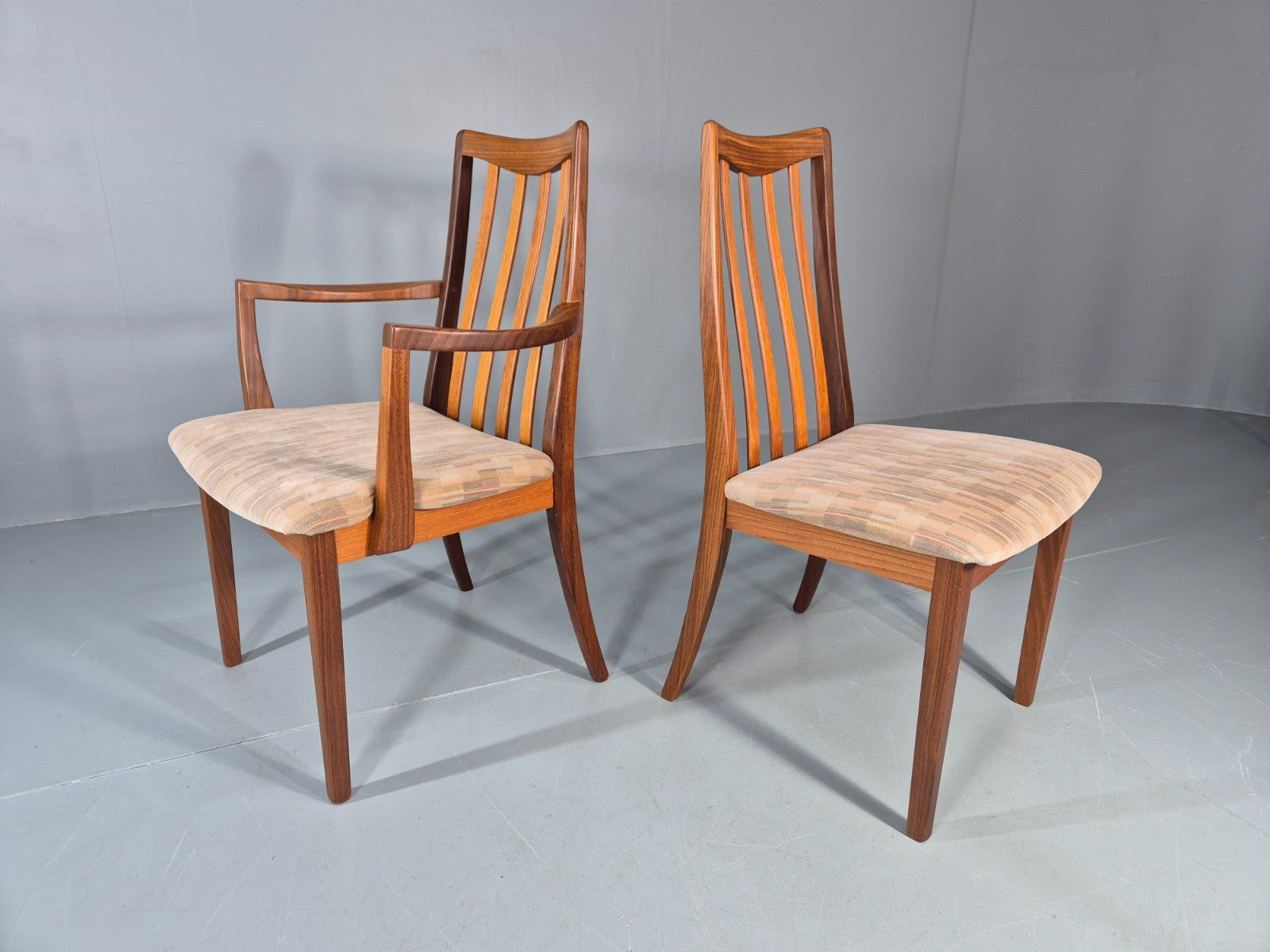 6 G Plan Dining Chairs High Back Fresco Range Red Badge 1980s Retro EB11251 VDIN6