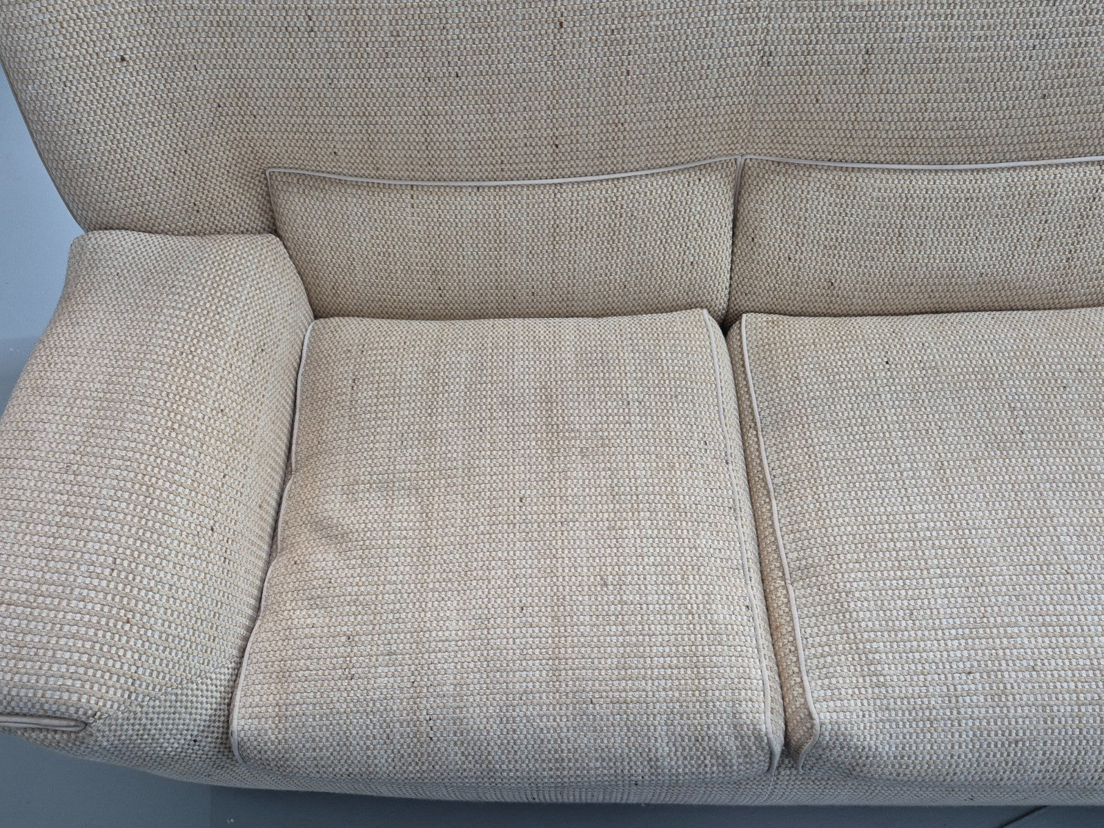 Afra and Tobia Scarpa for B and B Italia Three Seater Lauriana 80s EB11005 V3SS21