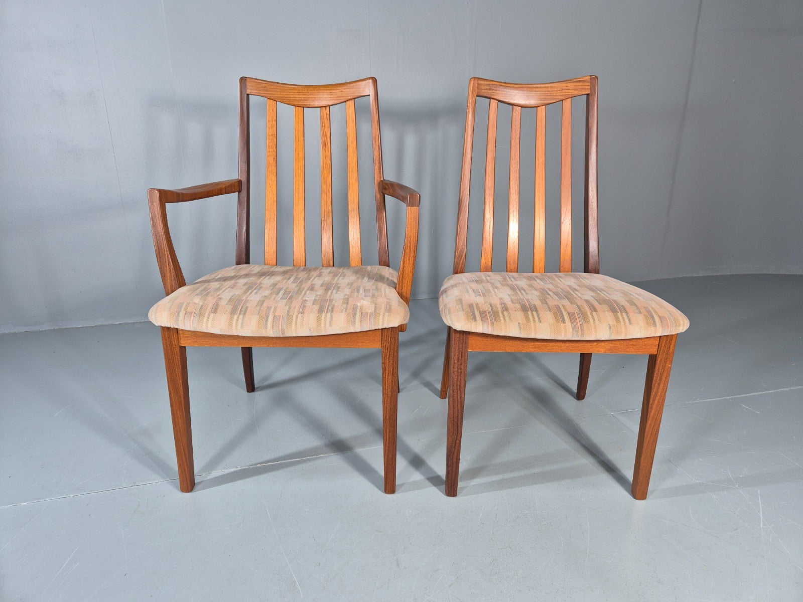 6 G Plan Dining Chairs High Back Fresco Range Red Badge 1980s Retro EB11251 VDIN7