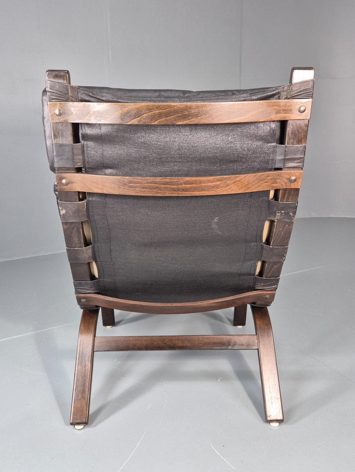 Vintage Farstrup Lounge Chair Danish Design 1970s Retro Leather MCM EB11320 MBEN7