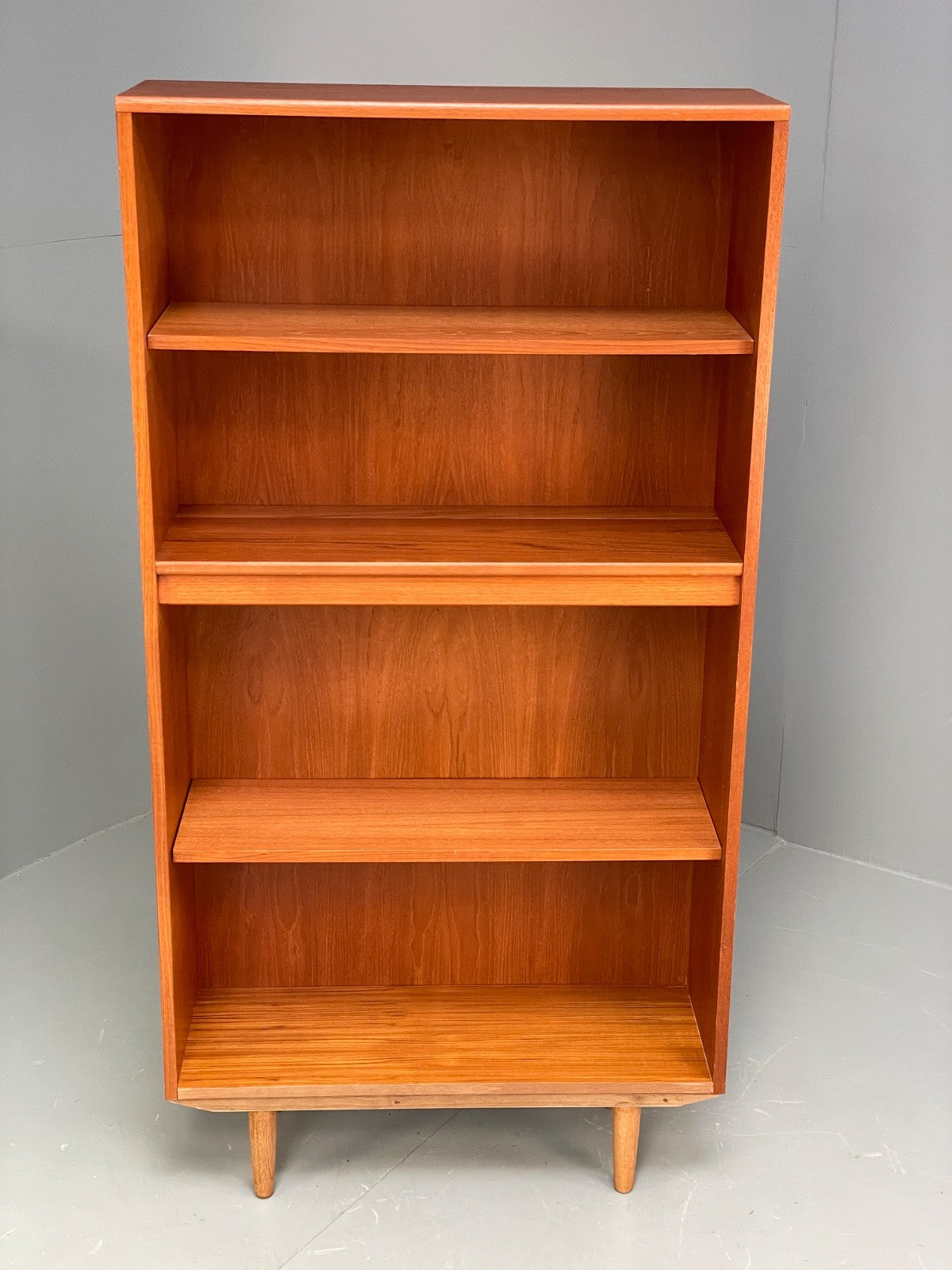 Vintage G-Plan Teak Tall Bookcase Adjustable Retro Shelving Storage EB10000 MWOO - UKDK FURNITURE