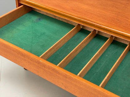 Vintage 1970s Teak Sideboard By William Lawrence Shelving Drawers EB10235 MWOO11