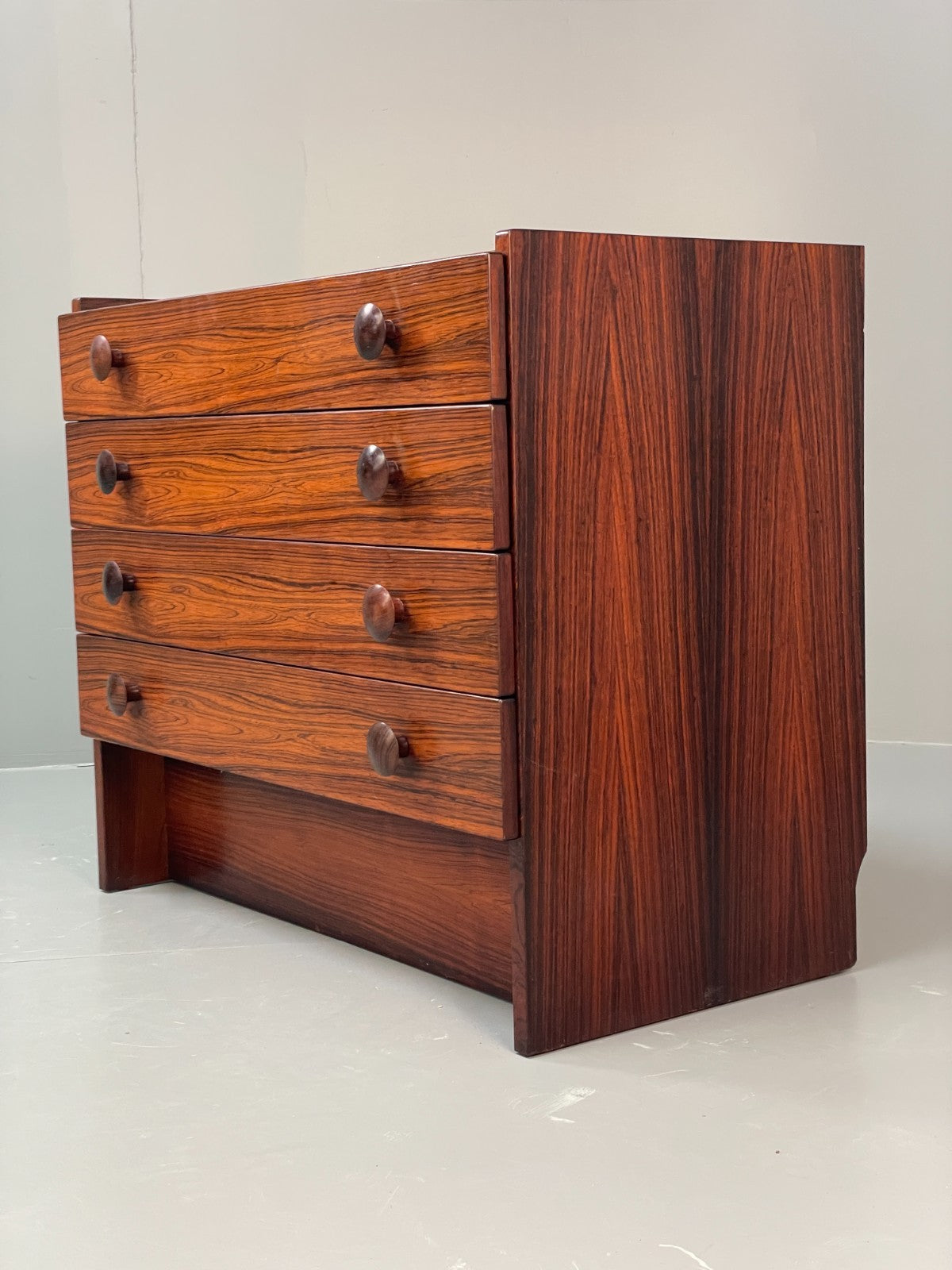 Vintage Chest Of Drawers - Danish 1970s Retro Curved Handles EB10833 MWOO10