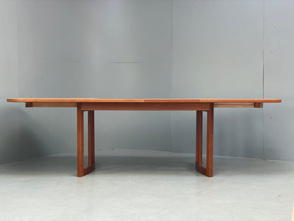 Vintage Teak Extending Dining Table By Troeds Sweden Retro EB10598 MWOO1