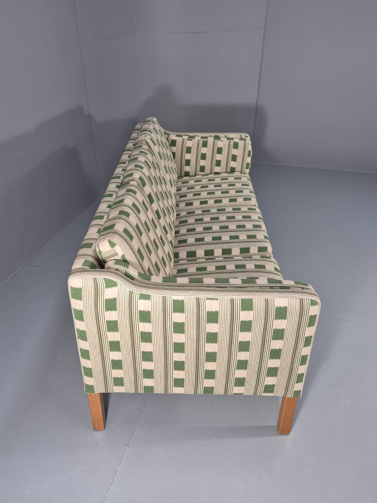 Mid Century Three Seater Sofa Danish Lost and Found Upholstery MCM EB10971 M3SS12