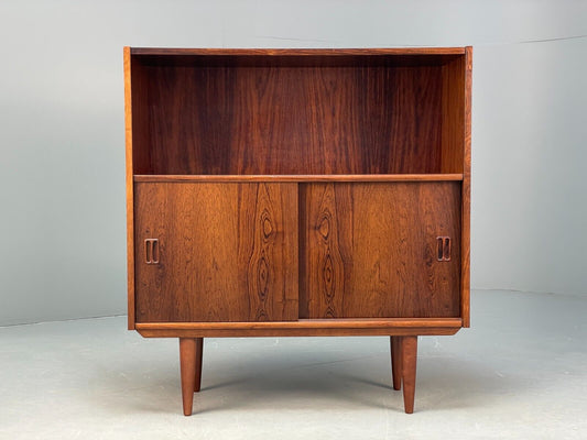 Midcentury Danish Bookcase Sliding Doors Torben B Nielsen Vintage EB8807 MWOO - UKDK FURNITURE