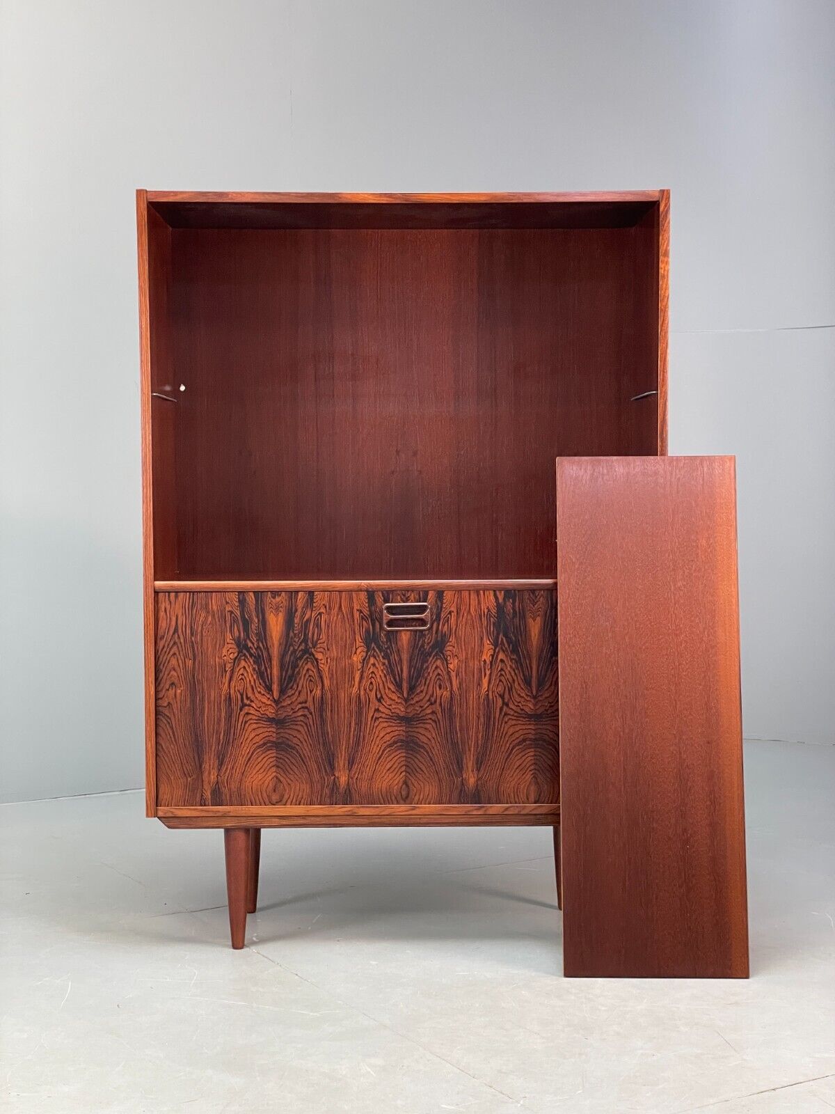 Vintage Danish Bookcase Drinks Cabinet Drop Door Torben B Nielsen EB8727 MWOO - UKDK FURNITURE
