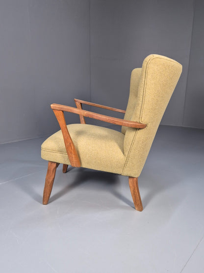 Vintage Danish Lounge Chair Kjaernulf Style New Upholstery  1970s EB6439 MNOR10