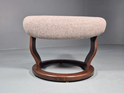 Stressless Style Footstool New Upholstery 1990s Retro EB10985 MFOO8