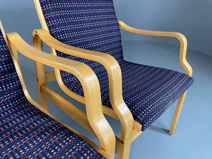 Two Farstrup Bentwood Chairs, Aalto Style, Retro, Vintage MCM EB4878 MBEN - UKDK FURNITURE