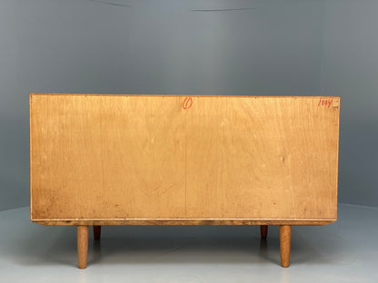 Vintage Danish Teak Sideboard By Omann Jun Drawers Shelving Retro EB9815 MWOO - UKDK FURNITURE