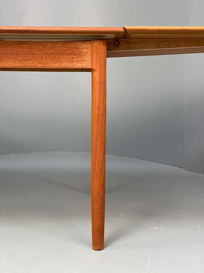 Vintage Teak Extending Dining Table Danish Design 1970s EB10001 MWOO - UKDK FURNITURE