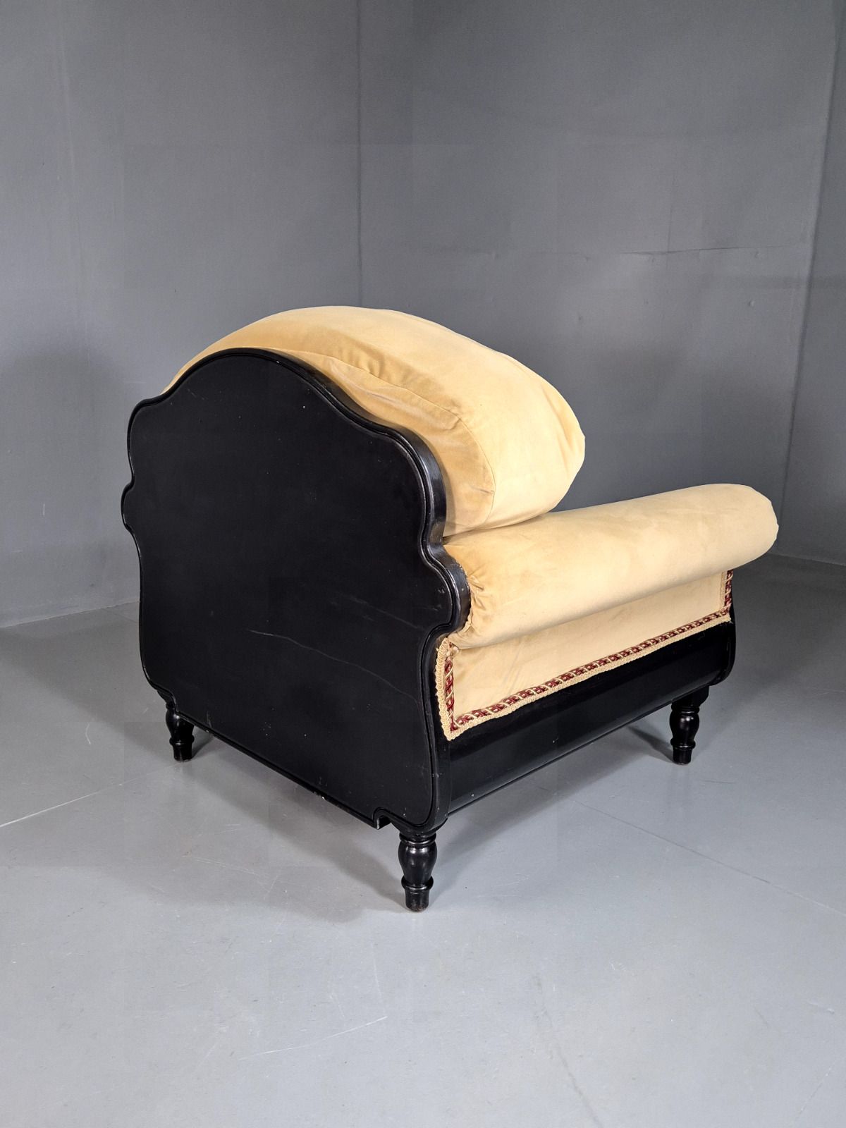 Vintage Lounge Chair Patchwork Ducal 1990s Retro EB7363 VCLO11