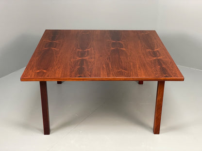 Vintage Square Coffee Table 1960s Swedish Mid Century Removable Leg EB11239 MWOO1