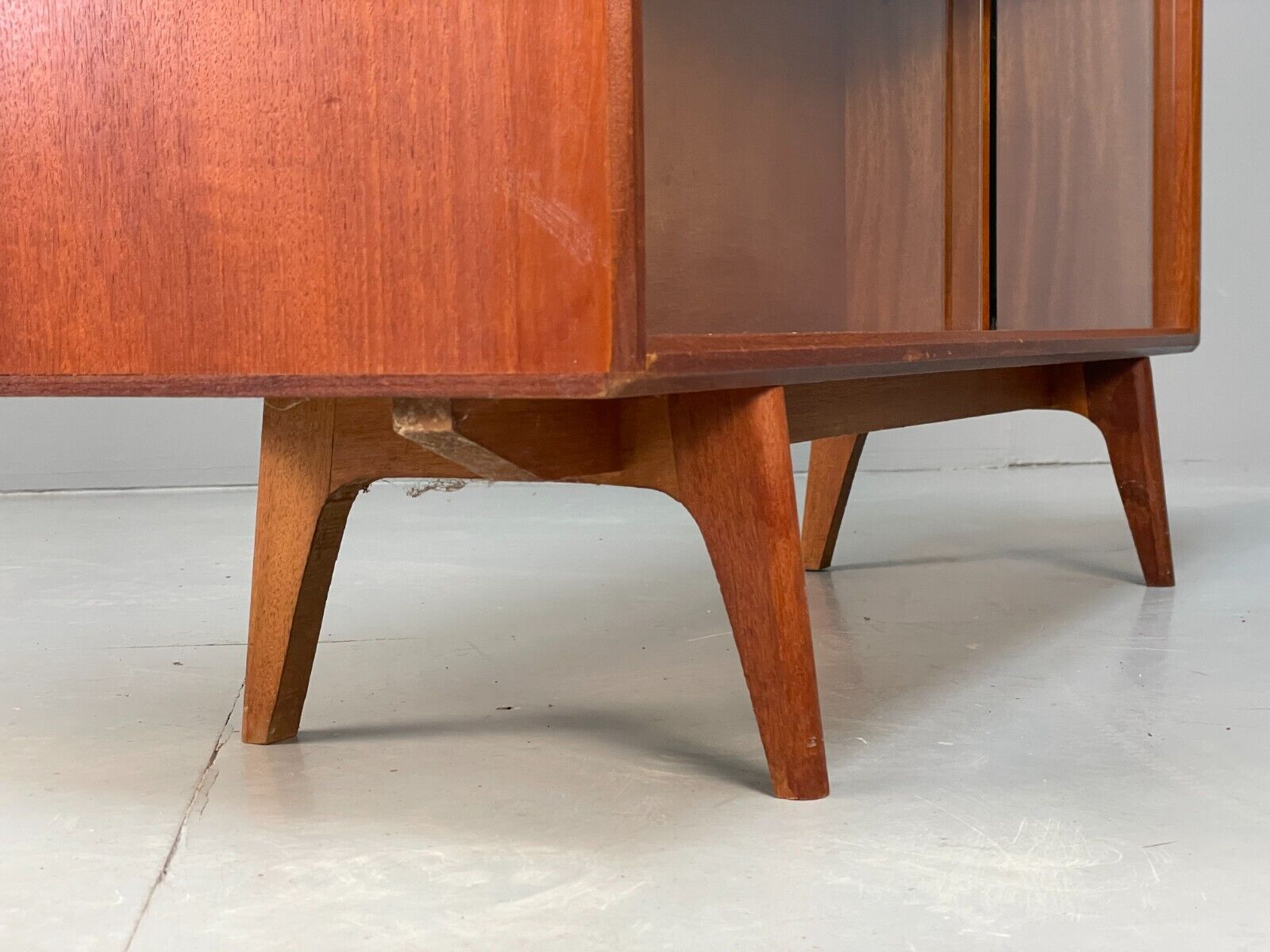 Vintage Teak Glazed Bookcase By Herbert E. Gibbs Retro Shelving EB8834 MWOO - UKDK FURNITURE