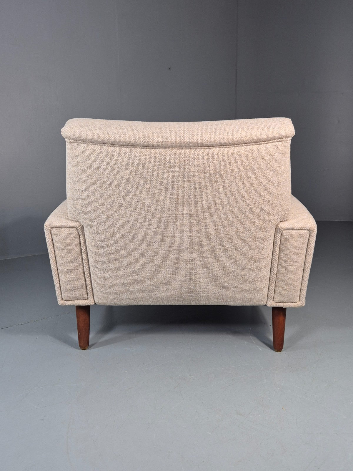 Mid Century Danish Lounge Chair 1960s Vintage Thams Reupholstered   EB11261 MNOR12