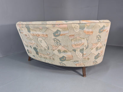 Vintage Two Seater Danish Curved Banana Sofa 1930s Art Deco Retro EB10792 M2SS17